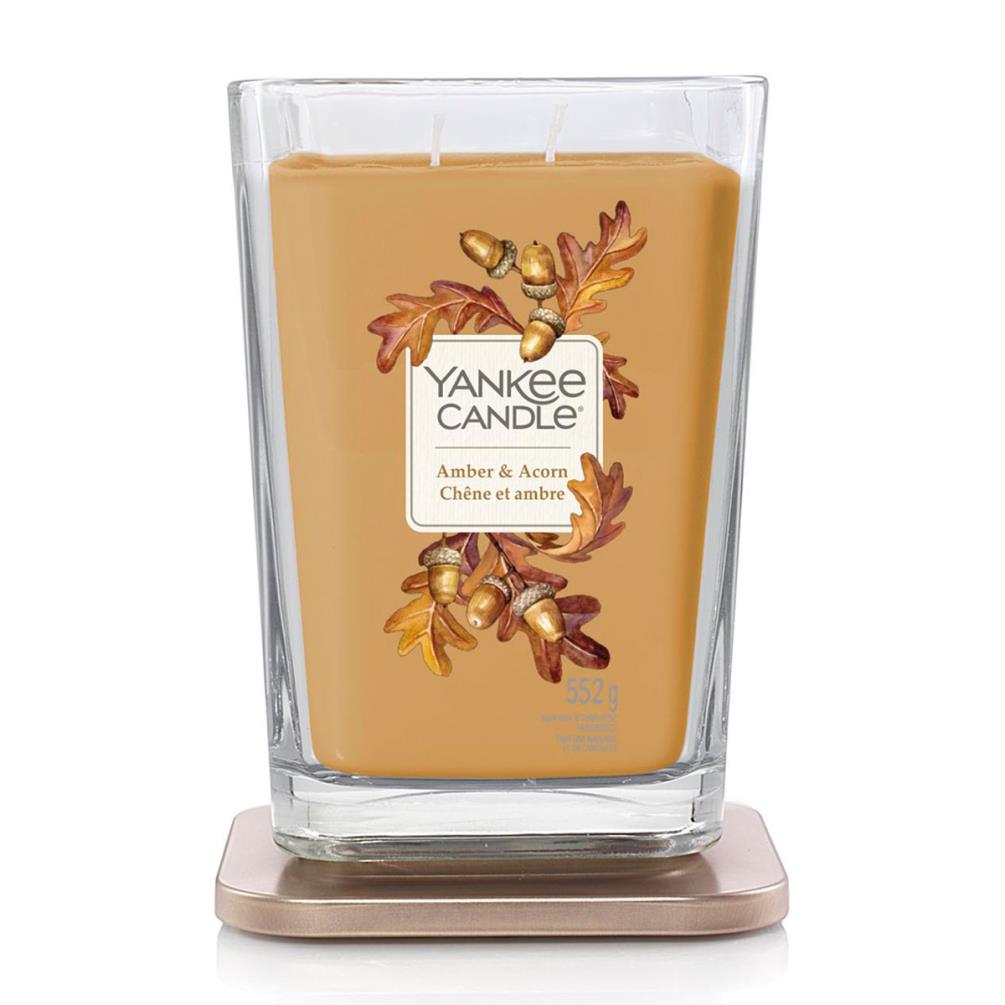 Yankee Candle Amber & Acorn Elevation Large Jar Candle Extra Image 1